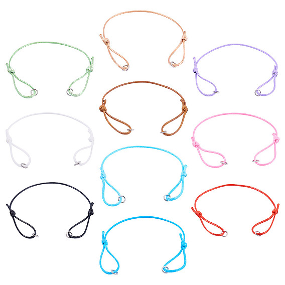 30шт 10 цвета нейлоновая нить шнур браслеты изготовление