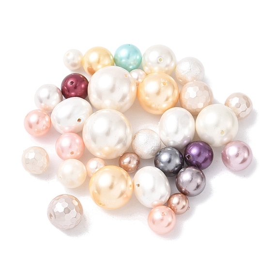 Shell Pearl Beads, Mixed Shapes