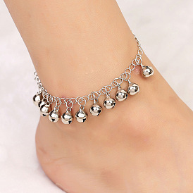 Браслеты на ногу с подвеской в виде колокольчика из сплава для женщин