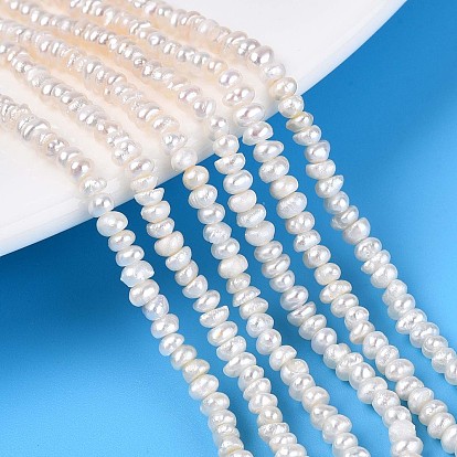 Нити из натурального культивированного пресноводного жемчуга, самородки