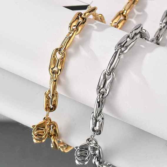 304 браслеты-цепочки из нержавеющей стали в виде кофейных зерен для женщин и мужчин