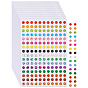 1760Pcs Laser Film Self-Adhesive Decorative Stickers, Round