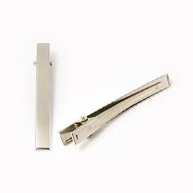 Железные плоские заколки-пеликаны, прямоугольные