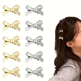 Metal Alligator Hair Clips, Bowknot, Hair Accessories for Women Girls