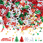 100g 2 стили ПВХ пластик пайетки конфетти, партийные украшения, на Рождество