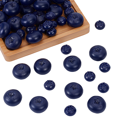 100шт. 2 стили ПВХ для домашнего декора, черника