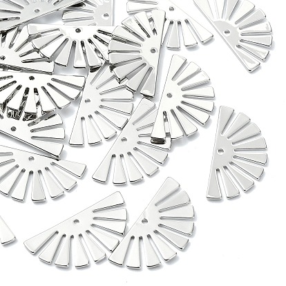 Pendentifs en laiton shegrace, charmes de ventilateur, sans cadmium et sans plomb et sans nickel