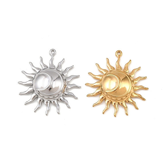 304 подвески из нержавеющей стали, солнце с лунным очарованием