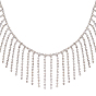 1 Yard 5cm Tassel Chain, Wedding Dress Decorative Rhinestone Cup Chains and 1Pc Cardboard Display Card