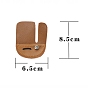 Leather Archery Finger Tab, Fingers Protective Gear, for Shooting Bow Arrow