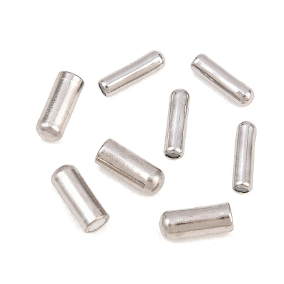 Фурнитура латунная для броши, колпачки для штифтов, колонка, с резиной внутри