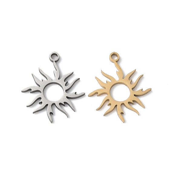 201 подвески из нержавеющей стали, солнечные чары, лазерная резка