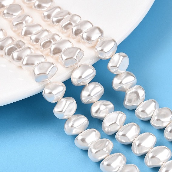 Прозрачные брызги окрашенные стеклянные бусы пряди, граненые, самородки