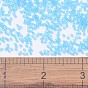 Бусины miyuki delica, цилиндр, японский бисер, 11/0, матовые прозрачные цвета
