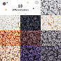 PANDAHALL ELITE Eco-Friendly Handmade Polymer Clay Beads, Disc/Flat Round, Heishi Beads