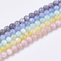 Natural Freshwater Shell Beads Strands, Dyed, Round