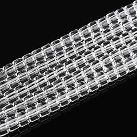 Прозрачные стеклянные бусины, колонка