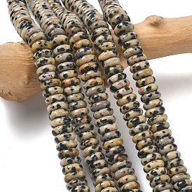 Природные яшмы далматин бисер нитей, диск