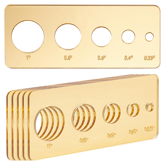 Акриловый инструмент для установки безопасных глаз для изготовления игрушек, доска для измерения глазного яблока куклы