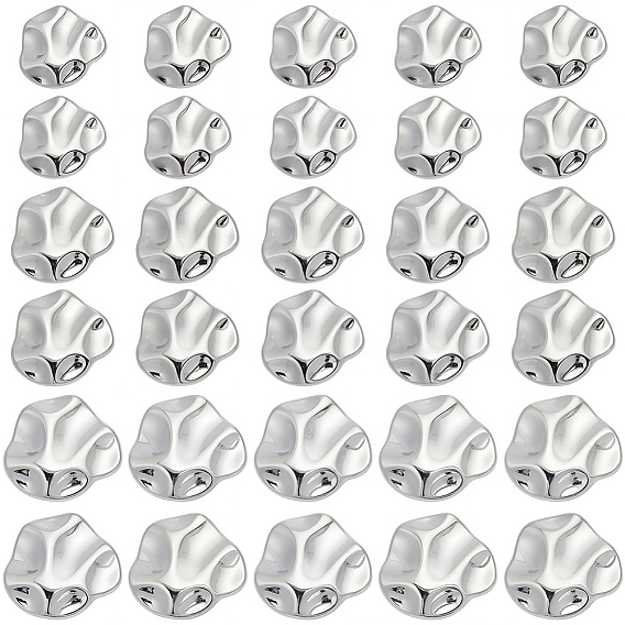 30шт. 3 стили 1-отверстие пуговицы из сплава на хвостовике, самородки