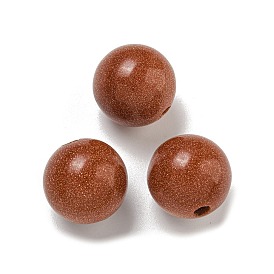 Synthetic Goldstone Beads, Round