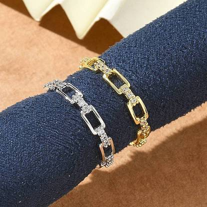 Прямоугольные прозрачные кольца из кубического циркония, украшения из латуни для женщин, долговечный, стойки покрытие