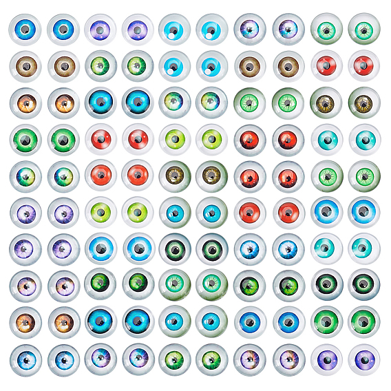 2 сумки полукруглые/купольные стеклянные кабошоны с плоским дном в форме драконьего глаза для проектов своими руками