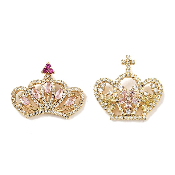 Латунные микро проложить кубического циркония подвески, корона, без кадмия и без свинца, стойки покрытие, долговечный