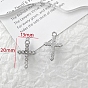 Platinum Alloy Rhinestone Pendants