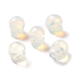 Perlas de Opalite, halloween cráneo