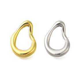 304 Stainless Steel Linking Rings, Teardrop Link