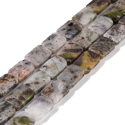 Natural Agate Beads Strands, Rectangle