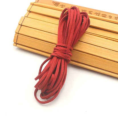 Cordón del ante de imitación, para marroquinería