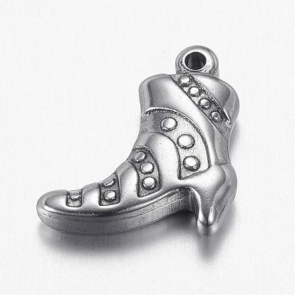 201 Stainless Steel Charms, Boot