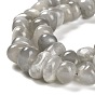 Natural Grey Moonstone Beads Strands, Nuggets, Tumbled Stone
