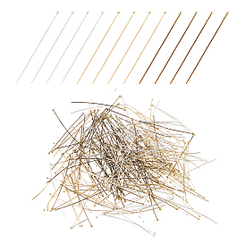 300pcs 3 Colors Brass Ball Head Pins
