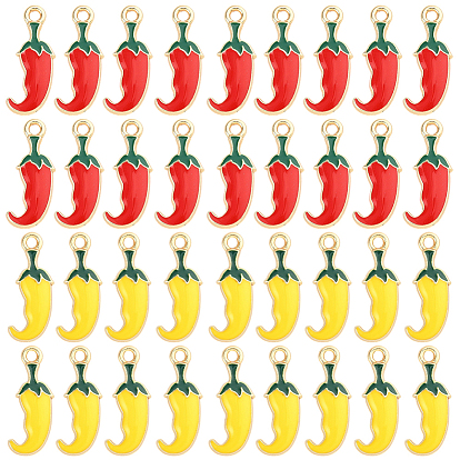 80 шт 2 цвета сплава эмалевые подвески, Синко де Майо, без кадмия, без никеля и без свинца, стойки покрытие