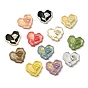 Непрозрачные кабошоны из смолы, для изготовления ювелирных изделий, сердце/бантик/цветок/медведь/улыбающееся лицо