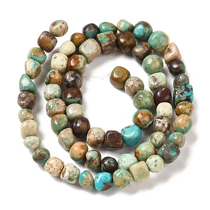 Natural Turquoise Beads Strands, Nuggets, Tumbled Stone