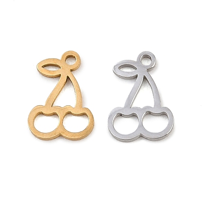 Полые 304 подвески из нержавеющей стали, вишня