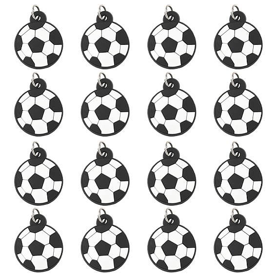 80шт. силиконовые подвески, с платиновым железом прыжковые кольца