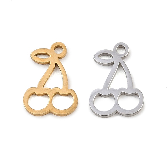 Полые 304 подвески из нержавеющей стали, вишня