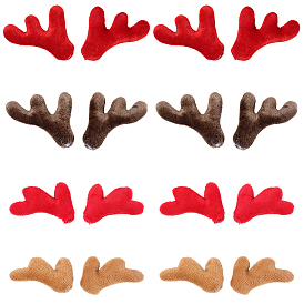 16шт. 4 стили волоконный олень снеговик рука ветка, Рождественские аксессуары для изготовления снеговика