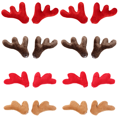 16шт. 4 стили волоконный олень снеговик рука ветка, Рождественские аксессуары для изготовления снеговика