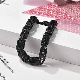 304 браслеты-цепочки из нержавеющей стали для женщин и мужчин, ионное покрытие (ip)