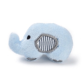 Cartoon Elephant Non Woven Fabric Brooch, PP Cotton Plush Doll Brooch for Backpack Clothes