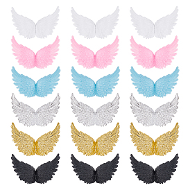 Украшение из пластиковых крыльев ангела, ремесленные крылья, для подарка на рождество своими руками, украшение торта