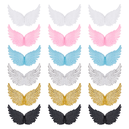 Украшение из пластиковых крыльев ангела, ремесленные крылья, для подарка на рождество своими руками, украшение торта