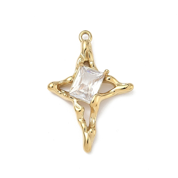 304 подвески из нержавеющей стали с кубическим цирконием, звезды прелести