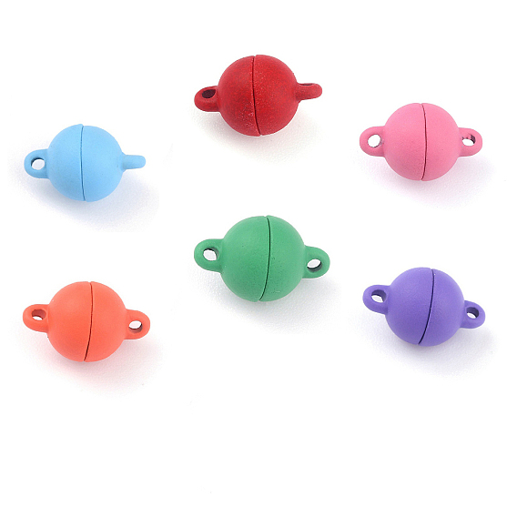 Магнитные застежки из сплава с петлями, круглые